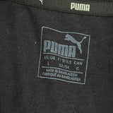 Puma Polo Shirt - Large Black Cotton