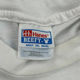 Nasa Hanes Graphic T-Shirt - 2XL White Cotton