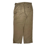 Carhartt Carpenter Trousers - 34W 30L Khaki Cotton