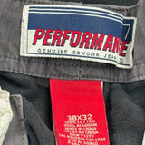 Sonoma Cargo Shorts - 38W 11L Black Cotton