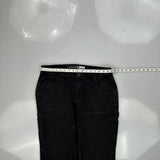 Carhartt Double Knee Carpenter Trousers - 34W UK 16 Black Cotton