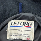 Made In USA Delong Varsity Jacket - Medium Black Wool
