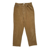 Calvin Klein Jeans Cord Trousers - 32″ Waist Brown Cotton