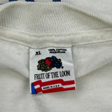 Delta Tau Sigma Fruit Of The Loom Single Stitch T-Shirt - XL White Cotton