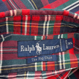 The Big Shirt Ralph Lauren Checked Shirt - XL Multicoloured Cotton