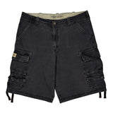 Lee Cargo Cargo Shorts - 34W 11L Grey Cotton