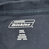 Dickies Long Sleeve T-Shirt - 2XL Black Cotton