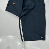 Dickies Chino Shorts - 38W 10L Navy Polyester Blend