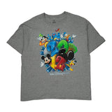 Walt Disney World Disney Cartoon T-Shirt - XL Gray Cotton Blend