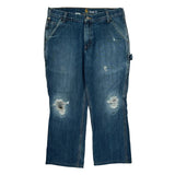 Carhartt Carpenter Jeans - 34W 30L Blue Denim