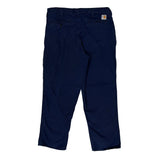 Carhartt Trousers - 34W 30L Navy Cotton