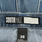 Southpole Denim Shorts - 36W 13L Blue Cotton Blend