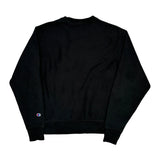 Champion Sweatshirt - Medium Black Cotton Blend