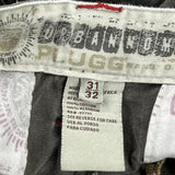 47 Cargo Trousers - 31W 32L Brown Cotton