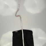 501 Levis Slim Fit Jeans - 32W 30L Black Cotton