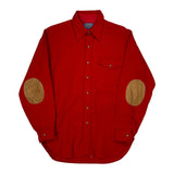 Made In USA Pendleton Shirt - Medium Red Virgin Wool