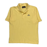 Kappa Polo Shirt - Medium Yellow Cotton