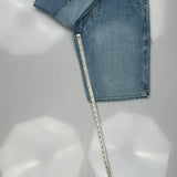 Lee Denim Shorts - 32W 11L Light Wash Cotton