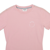 DIESEL Womens T-Shirt Pink Crew Neck XS