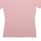 DIESEL Womens T-Shirt Pink Crew Neck XS
