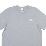 ADIDAS Mens T-Shirt Grey Crew Neck L