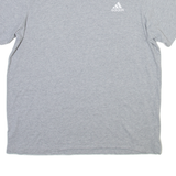 ADIDAS Mens T-Shirt Grey Crew Neck L