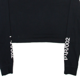 NIKE Womens T-Shirt Black Long Sleeve Crew Neck M