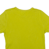 LEVI'S Womens T-Shirt Green Crew Neck S