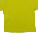 LEVI'S Womens T-Shirt Green Crew Neck S