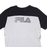 FILA Mens T-Shirt White Crew Neck M