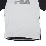 FILA Mens T-Shirt White Crew Neck M
