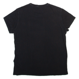 LEVI'S Womens T-Shirt Black Crew Neck M