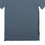 ADIDAS Mens T-Shirt Blue Crew Neck S