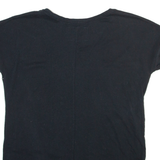 TRUE RELIGION Womens T-Shirt Black S