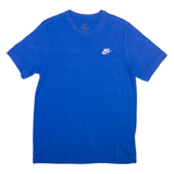NIKE Mens T-Shirt Blue Crew Neck M