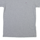 TOMMY JEANS Mens T-Shirt Grey Crew Neck S