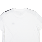 ADIDAS Womens T-Shirt White Crew Neck S