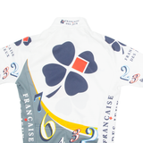 NALINI Cycling Womens Jersey White 1/4 Zip XS