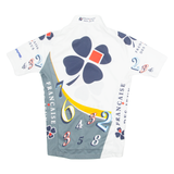 NALINI Cycling Womens Jersey White 1/4 Zip XS