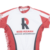 ADRENALINE Cycling Mens Jersey White 1/4 Zip M