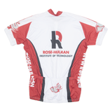 ADRENALINE Cycling Mens Jersey White 1/4 Zip M