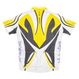 RUMAX Cycling Mens Jersey White 1/4 Zip L