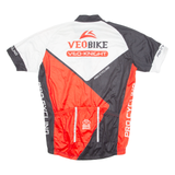 VEOBIKE Cycling Mens Jersey Red 1/4 Zip XL