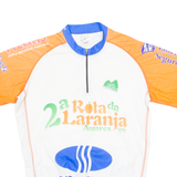 PEDALERS Cycling Mens Jersey White 1/4 Zip S