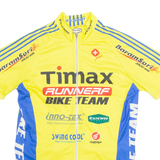 TEAM SPORTS Cycling Mens Jersey Yellow 1/4 Zip M