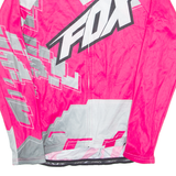 FOX Cycling Mens Jersey Pink Long Sleeve 1/4 Zip S