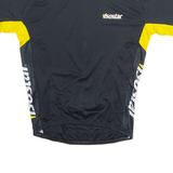 VISOSTAR Cycling Mens Jersey Black 1/4 Zip L
