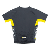 VISOSTAR Cycling Mens Jersey Black 1/4 Zip L