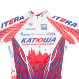 SANTINI Cycling Mens Jersey White 1/4 Zip L