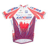 SANTINI Cycling Mens Jersey White 1/4 Zip L